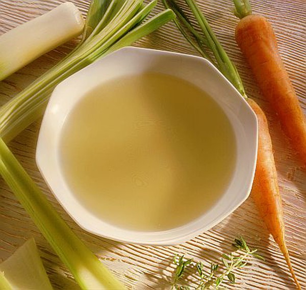 Cook clear broth